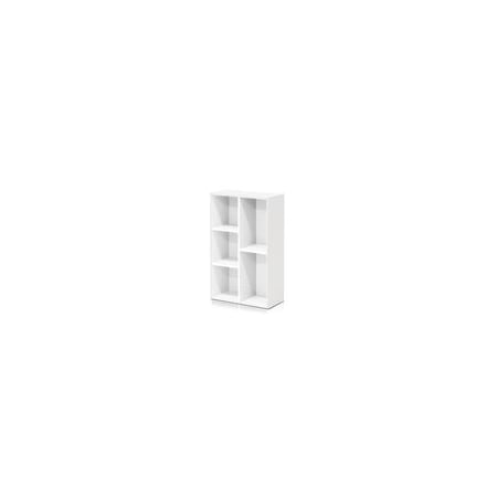 FURINNO Furinno 11069WH 5-Cube Open Shelf; White 11069WH